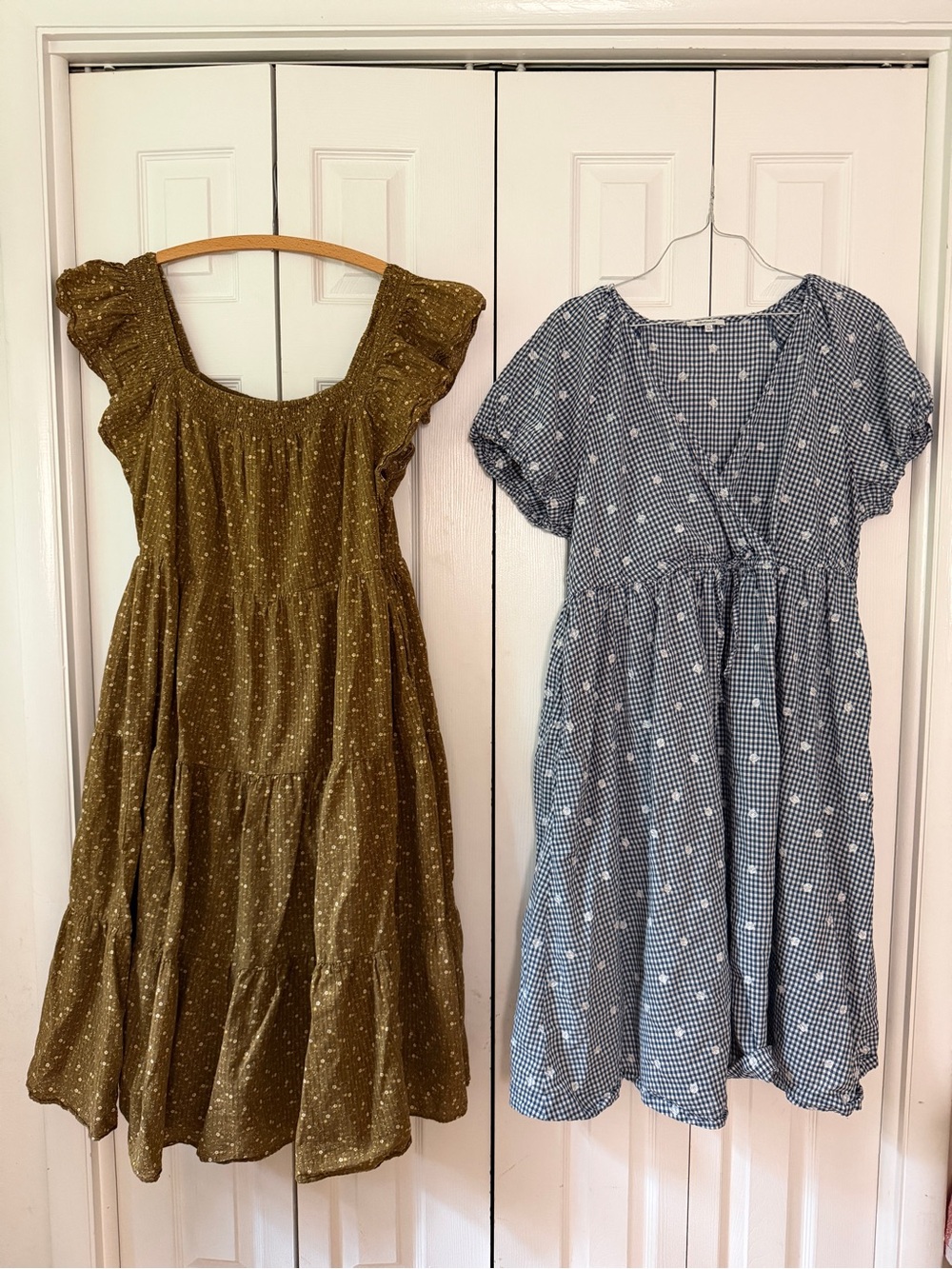 MADEWELL set of 2 Cotton Dresses size 2XL